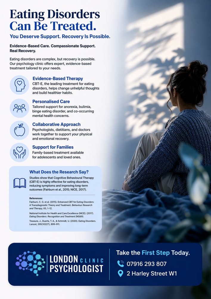 Eating Disorders: Clinical Understanding | London Psychologist Clinic | Chartered London Psychologist | CBT Coaching Harley Street | Psychology Counselling Harley Street