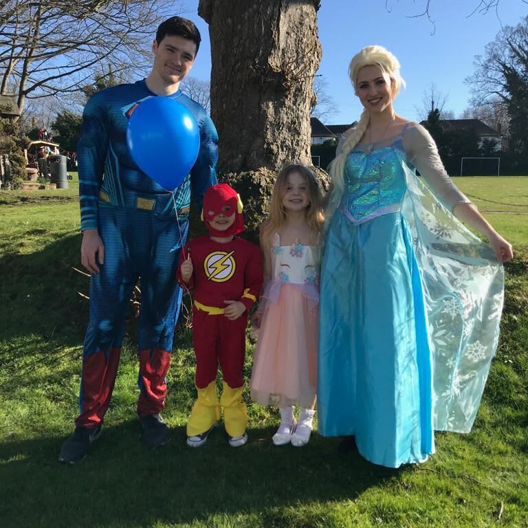 Supergirl and Superman Superhero Party