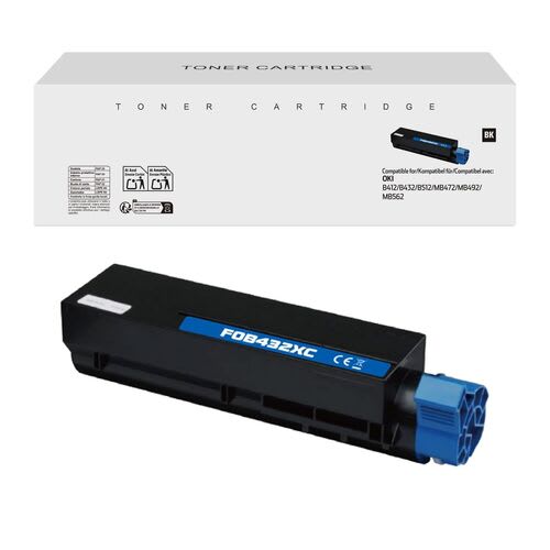 Oki 45807106 Black High Capacity Compatible Toner (B412 / B432 / MB472 / MB492)