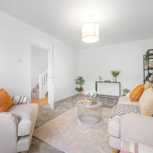 Property staging by Farrow Home Staging, living room in Beckenham Kent
