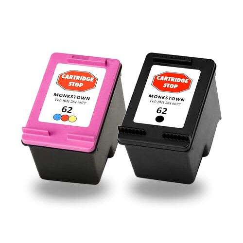 HP 62 Black & Colour Twin Pack