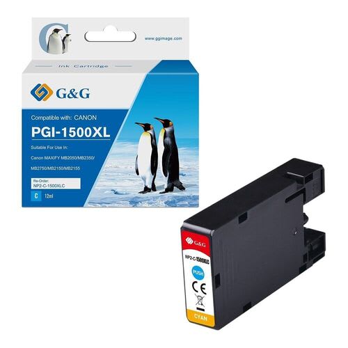 Canon PGI-1500XL Cyan Compatible Ink Cartridge