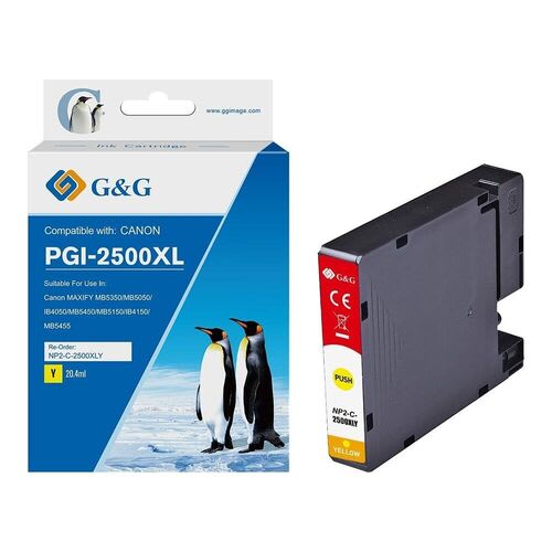 Canon PGI-2500XL Yellow Compatible Ink Cartridge
