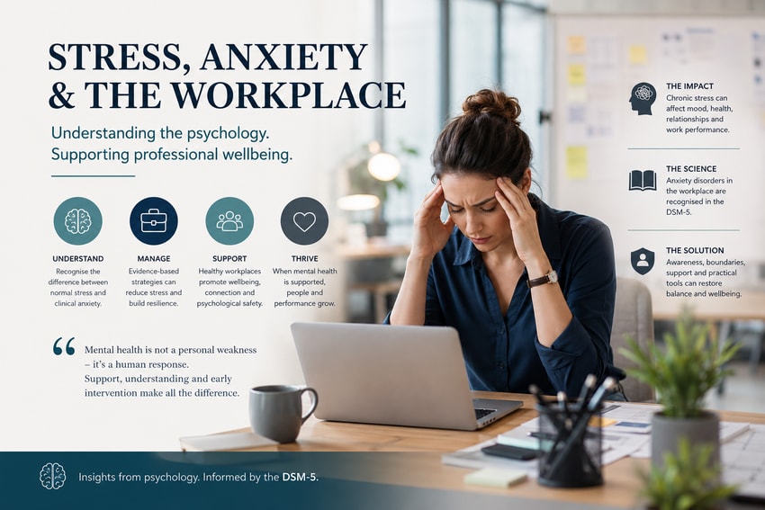 Workplace Pressure and Psychological Distress | London Psychologist Clinic | Chartered London Psychologist | CBT Coaching Harley Street | Psychology Counselling Harley Street