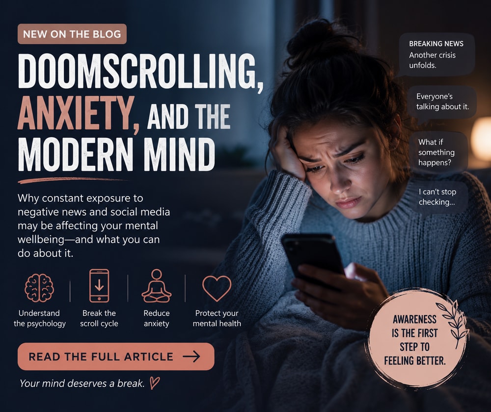 Doomscrolling Anxiety | London Psychologist Clinic | Chartered London Psychologist | CBT Coaching Harley Street | Psychology Counselling Harley Street