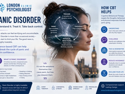 Panic Disorder Explained | London Psychologist Clinic | Chartered London Psychologist | CBT Coaching Harley Street | Psychology Counselling Harley Street