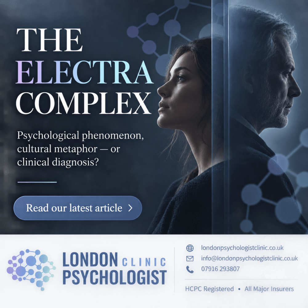 What is the Electra Complex? | London Psychologist Clinic | Chartered London Psychologist | CBT Coaching Harley Street | Psychology Counselling Harley Street