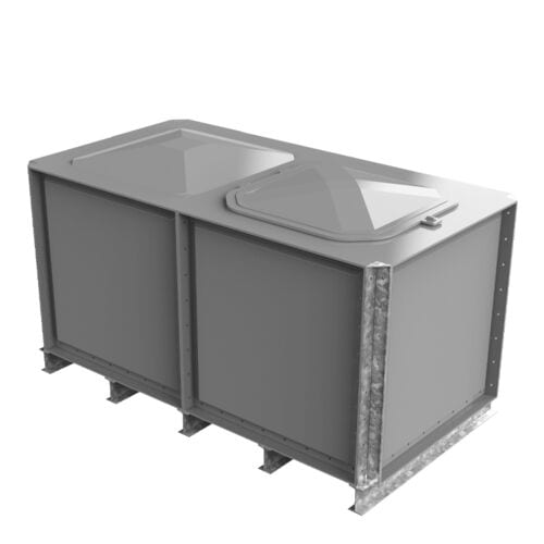 PW.2X1X1.IFB.AG - 2000 LITRE SECTIONAL WATER TANK, INTERNALLY FLANGED BASE (IFB)