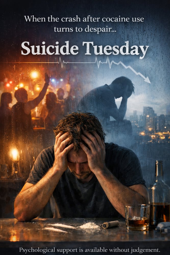 Psychological Crash After Cocaine Use