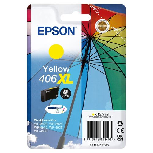 Epson 406XL High Capacity Yellow Ink Cartridge
