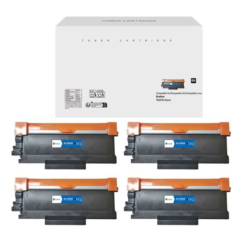 Brother TN2010 Black Compatible Toner 4-Pack