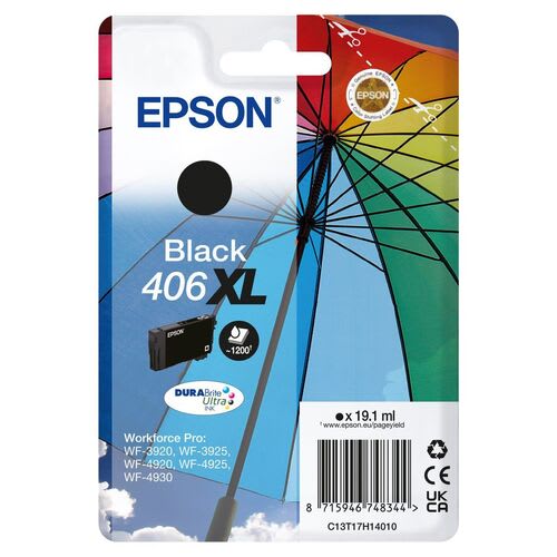 Epson 406XL High Capacity Black Ink Cartridge