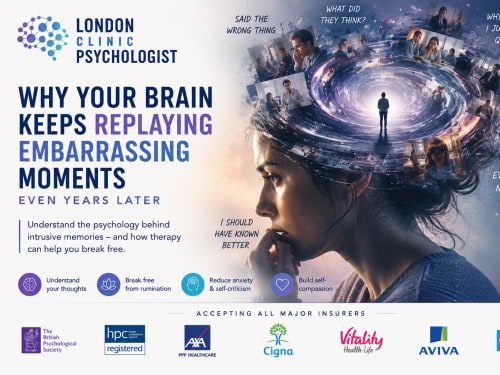 Why Your Brain Keeps Replaying Embarrassing Moments | London Psychologist Clinic | Chartered London Psychologist | CBT Coaching Harley Street | Psychology Counselling Harley Street