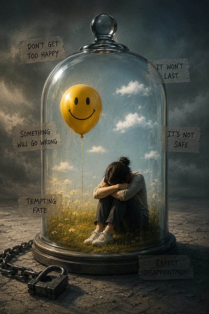 When Happiness Feels Frightening | London Psychologist Clinic | Chartered London Psychologist | CBT Coaching Harley Street | Psychology Counselling Harley Street