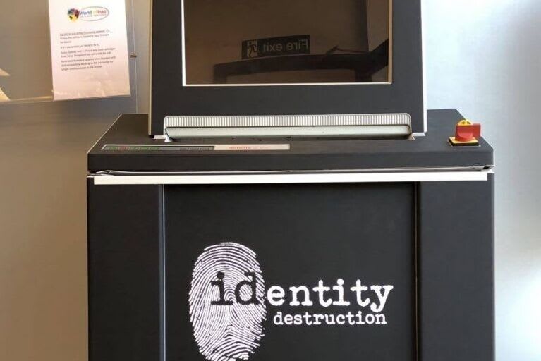 Shredding and Hard drive 