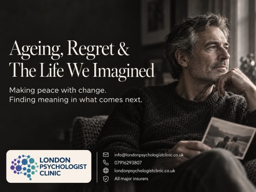 Ageing, Regret and the Life We Imagined | London Psychologist Clinic | Chartered London Psychologist | CBT Coaching Harley Street | Psychology Counselling Harley Street