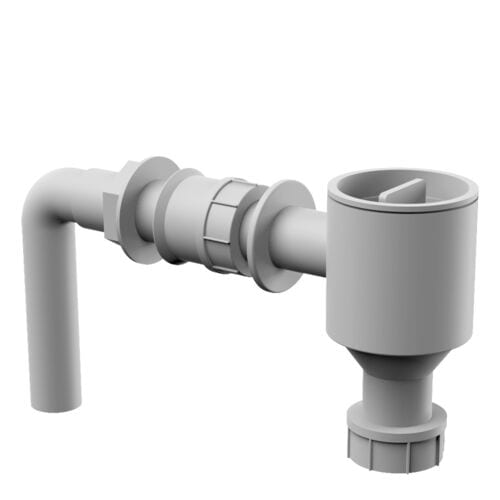 Screened Overflows To Suit Tank Body - 22mm - 3/4 inch (Extended Reach)