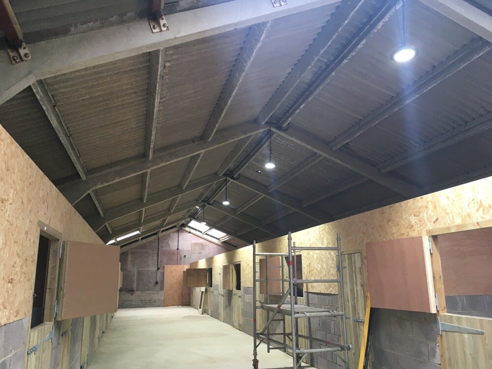 Expert agricultural barn lighting installation by Chase Farm Electrical