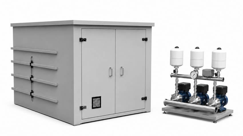 Boosted Bundles | Purewater Storage Ltd | GRP | Water Storage Tanks | One piece | Two Piece | Sectional | Enclosures | Combination Units | Nationwide