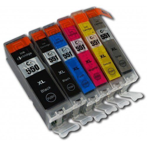 C-550xl6setwithgrey (cli-551XL) (551XL)