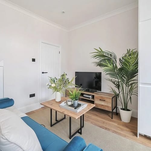 Modern Living room staged  by Farrow Home Staging in Kent 