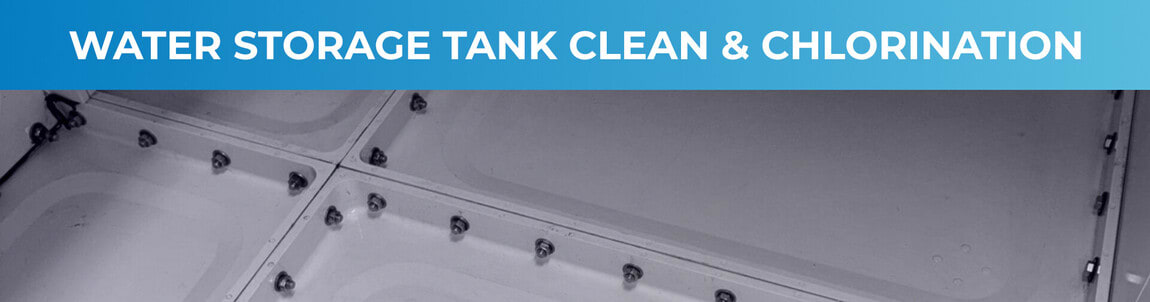 Water Storage Tank Clean &amp; Chlorination | Purewater Storage Ltd | GRP | Water Storage Tanks | One piece | Two Piece | Sectional | Enclosures | Combination Units | Nationwide