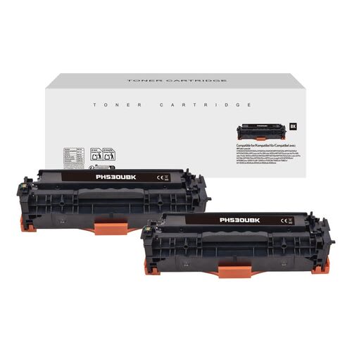 Black Compatible Toner Twin Pack for HP 304A