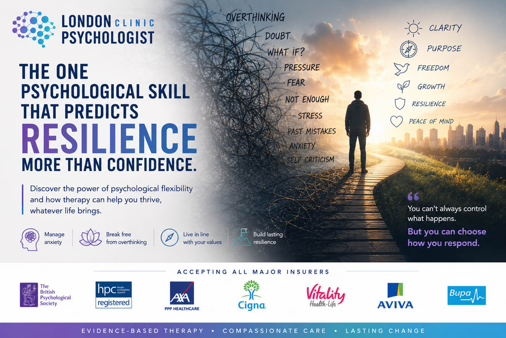 What is psychological flexibility? | London Psychologist Clinic | Chartered London Psychologist | CBT Coaching Harley Street | Psychology Counselling Harley Street