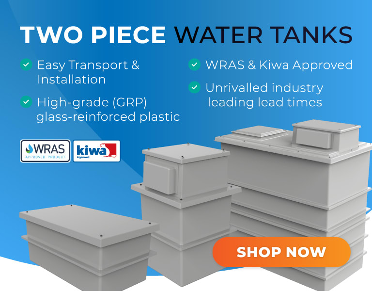 Purewater Storage Ltd | GRP | Water Storage Tanks | One piece | Two Piece | Sectional | Enclosures | Combination Units | Nationwide