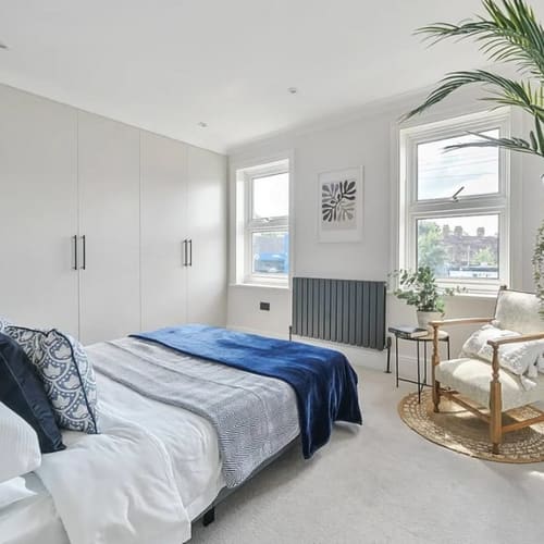 Professional home staging in South East London to transform this bedroom for sale
