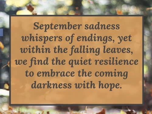 September Sadness