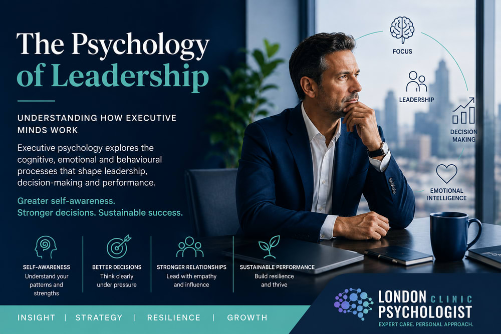 How Executive Minds Work | London Psychologist Clinic | Chartered London Psychologist | CBT Coaching Harley Street | Psychology Counselling Harley Street