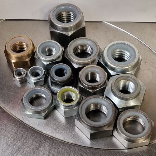 Hexagon and square nylon insert nuts