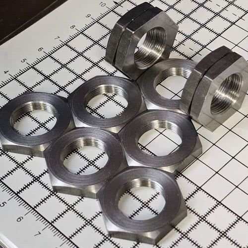Internally threaded hex, square and round fasteners