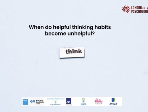 When do helpful thinking habits become unhelpful?