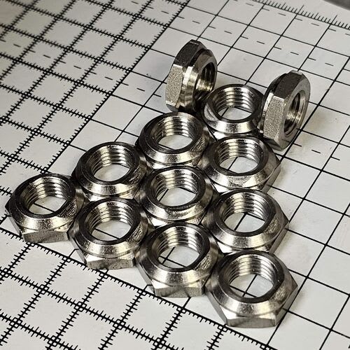 All metal prevailing torque hexagon and square lock nuts. Sometimes known as Philidas, Crownloc, Stover, DIN980V