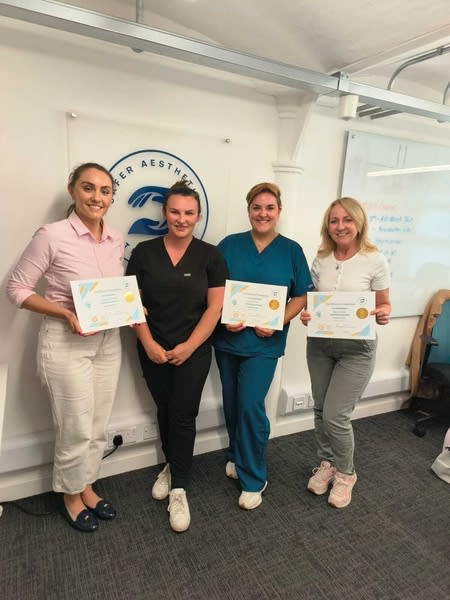 Earnings of an aesthetic practitioner