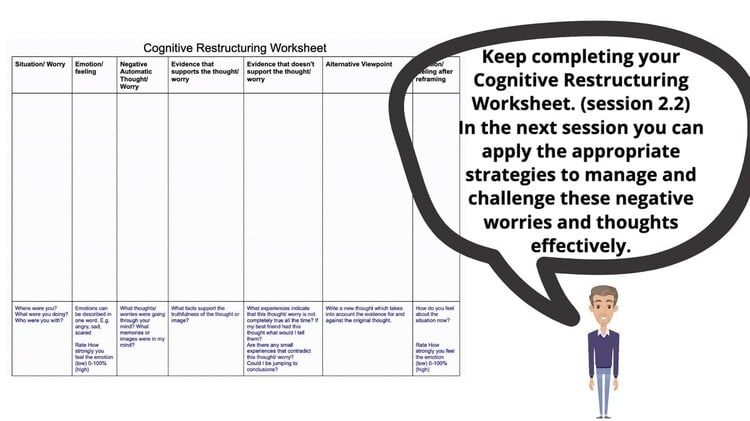 Unlocking CBT for GAD: Interactive Self-Help Online Guide