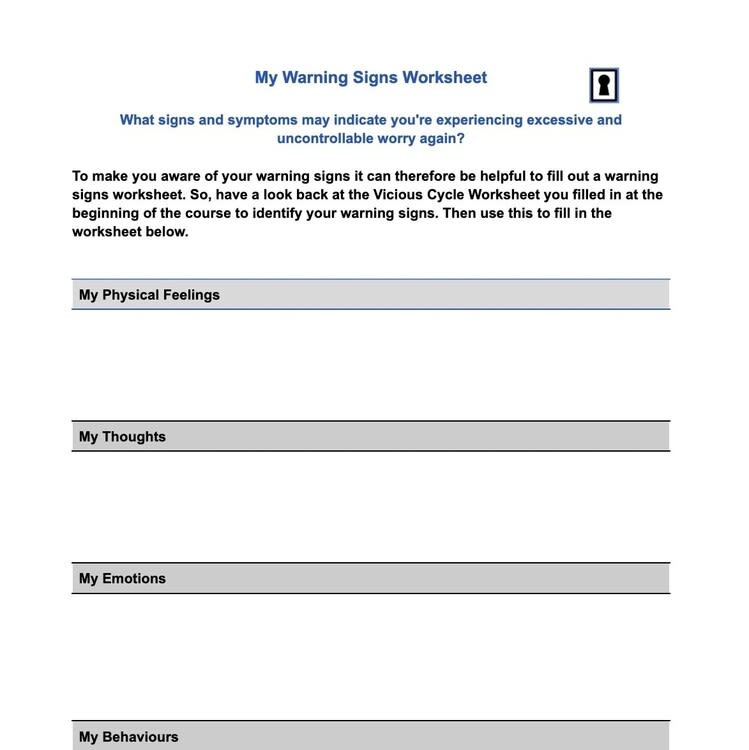 Unlocking CBT for GAD: Interactive Self-Help Online Guide (copy)