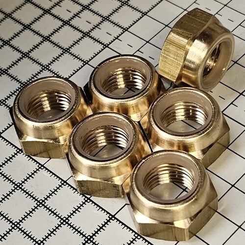 Hexagon and square nylon insert nuts