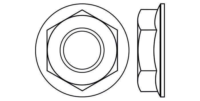 Flange Hexagon Nuts