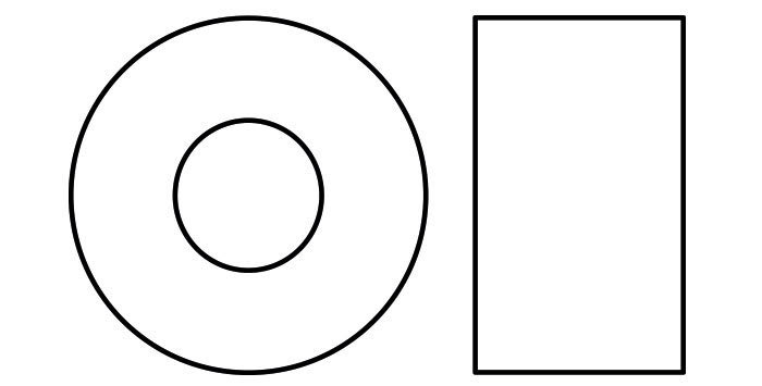 Round internally threaded nuts