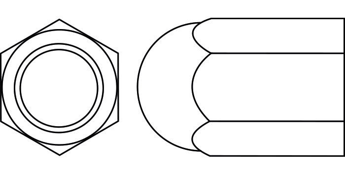 Precision Dome &amp; Cap Nuts Manufacturer UK | High Quality Acorn Nuts to DIN 1587 &amp; SAE J483
