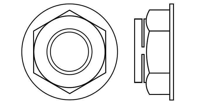 Philidas Industrial Flange Nuts
