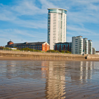 Reflections on Swansea Beach