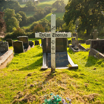 Grave of Dylan Thomas Laugharne