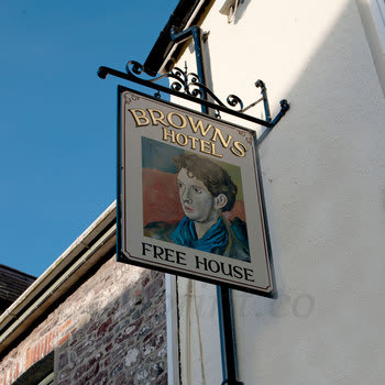 Browns Hotel Laugharne.