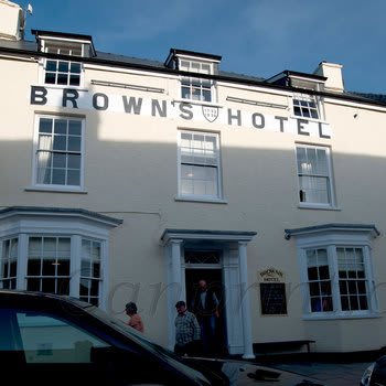 Browns Hotel Laugharne.