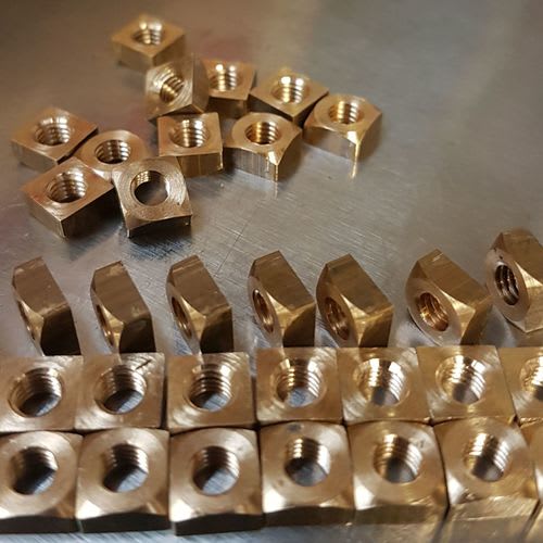 Square Nuts | Trojan Special Fasteners Ltd | Specialist Nuts Fasteners | Nuts Bolts Washers | Precision Polygon Turning | Fastener Manufacturer