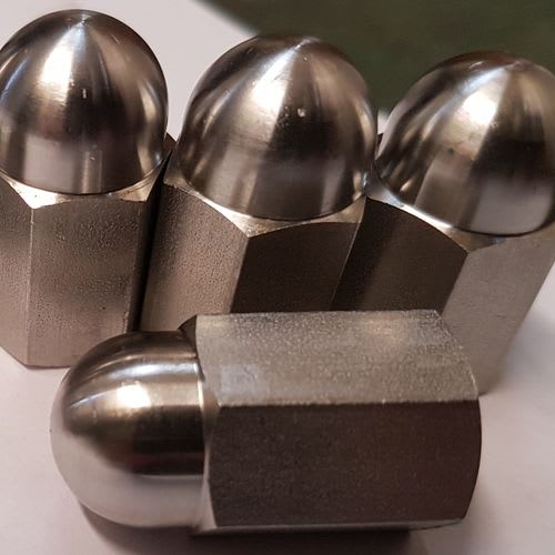 Precision Dome & Cap Nuts Manufacturer UK | High Quality Acorn Nuts to DIN 1587 & SAE J483